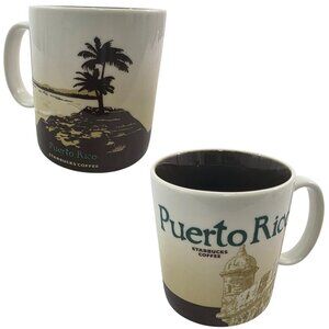 Starbucks 2011 Collector Series Global Icon Puerto Rico 16 Oz Coffee Mug Cup